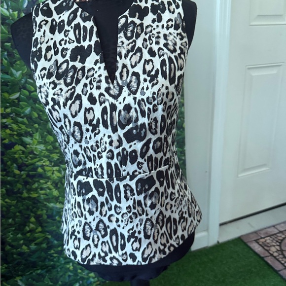 Leopard Print Sleeveless Top p58 - Picture 1 of 6